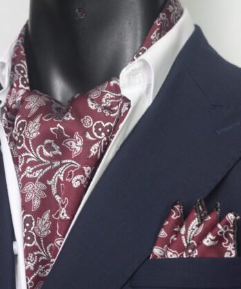 Marron Ascot Floralf with Hanky