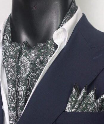Green Ascot Paisley with Hanky