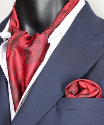 Marron Ascot Paisley with Hanky