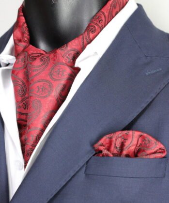 Marron Ascot Paisley with Hanky
