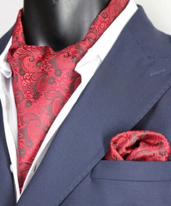 Marron Ascot Paisley with Hanky