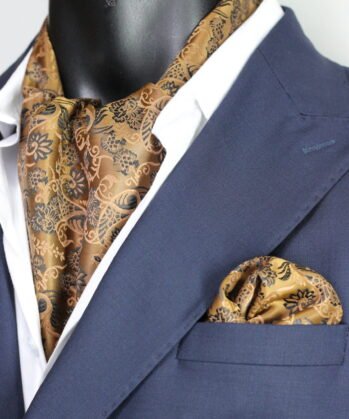 Brown Ascot Paisley with Hanky