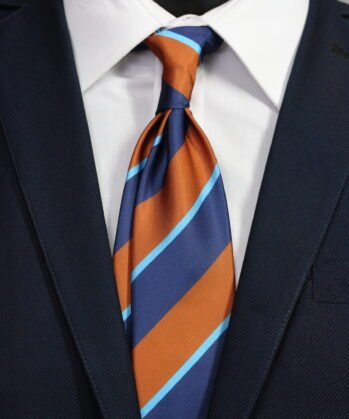 Stripe Jaquard Neck Tie