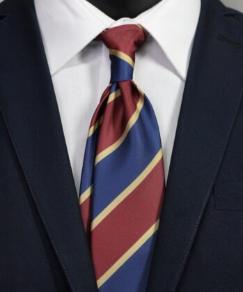 Stripe Jaquard Neck Tie