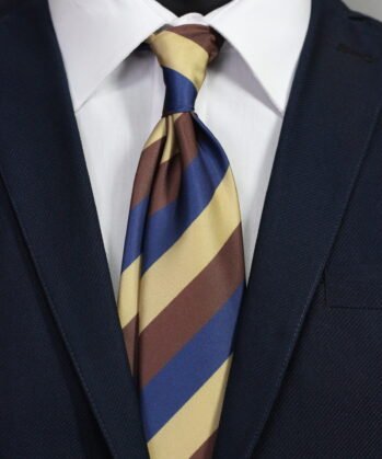 Stripe Jaquard Neck Tie