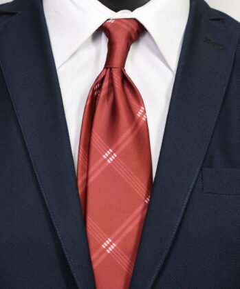 Stripe Jaquard Neck Tie