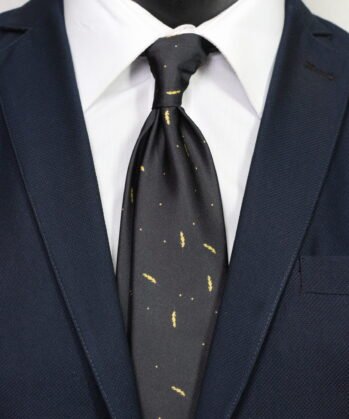 Feather Jaquard Neck Tie