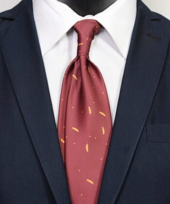 Feather Jaquard Neck Tie