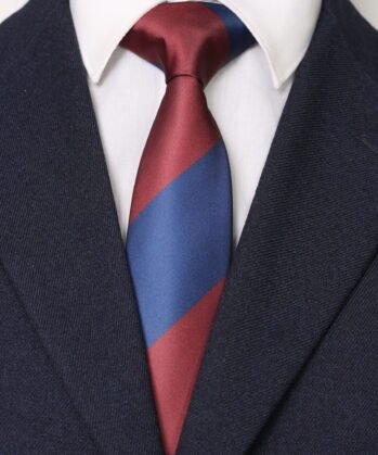 Stripe Jaquard Neck Tie