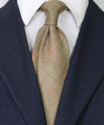 Stripe Wool Neck Tie