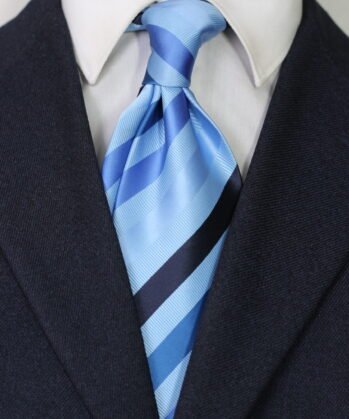 Stripe Jaquard Neck Tie