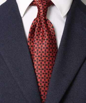 Geometric Jaquard Neck Tie
