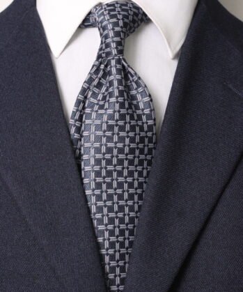 Geometric Jaquard Neck Tie