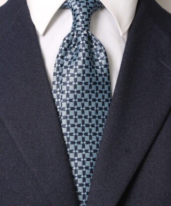 Geometric Jaquard Neck Tie