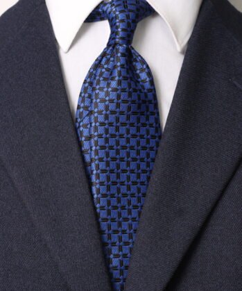 Geometric Jaquard Neck Tie