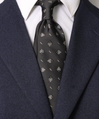 Spade Jaquard Neck Tie