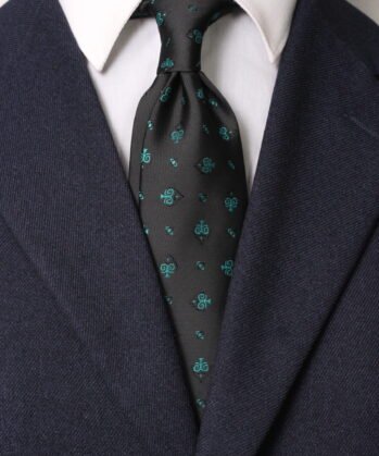 Spade Jaquard Neck Tie
