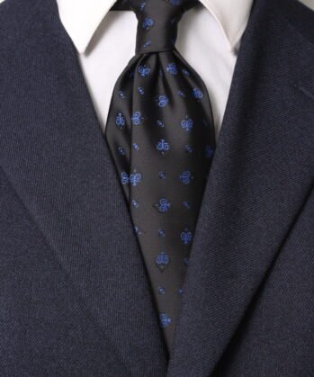 Spade Jaquard Neck Tie
