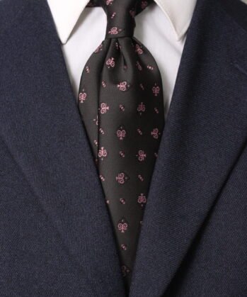 Spade Jaquard Neck Tie