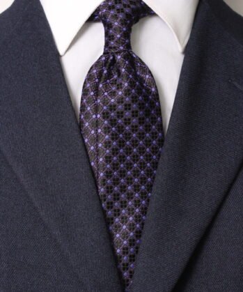 Geometric Jaquard Neck Tie