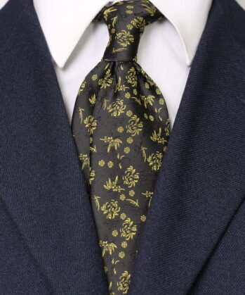 Floralf Jaquard Neck Tie