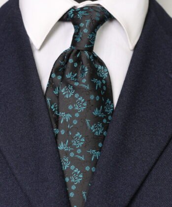 Floralf Jaquard Neck Tie