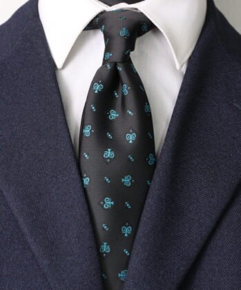 Spade Jaquard Neck Tie