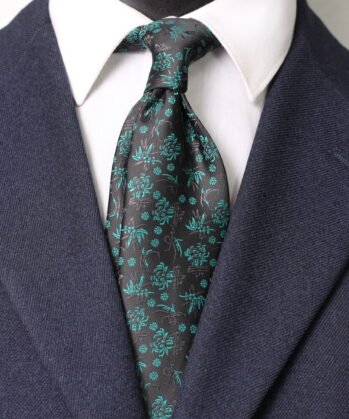 Floralf Jaquard Neck Tie