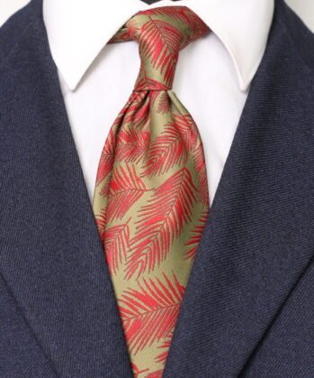 Feather Jaquard Neck Tie