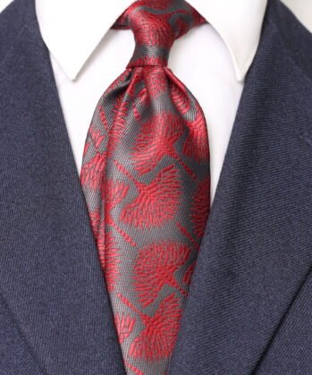 Feather Jaquard Neck Tie