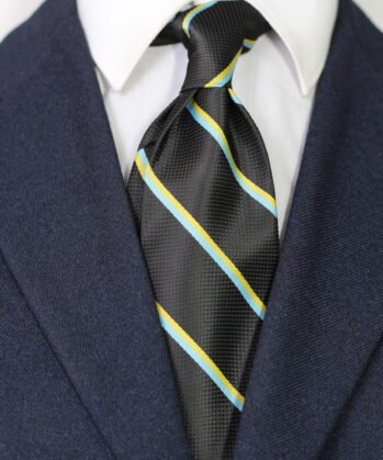 Stripe Jaquard Neck Tie