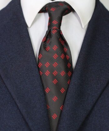 Structured Jaquard Neck Tie