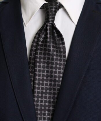 Geometric Jaquard Neck Tie