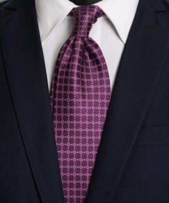Geometric Jaquard Neck Tie