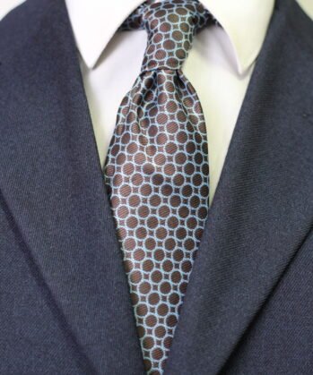 Geometric Jaquard Neck Tie