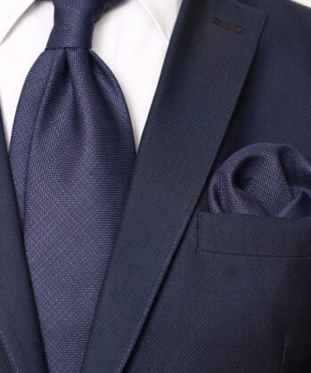 Plain Tencel Neck Tie With Hanky