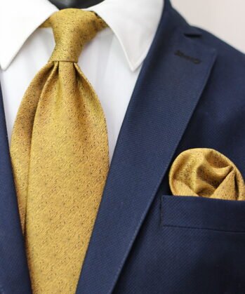 Scattered Jaquard Neck Tie With Hanky